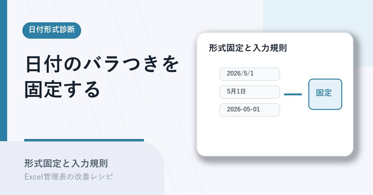 日付形式を固定して入力規則をかけるアイキャッチ