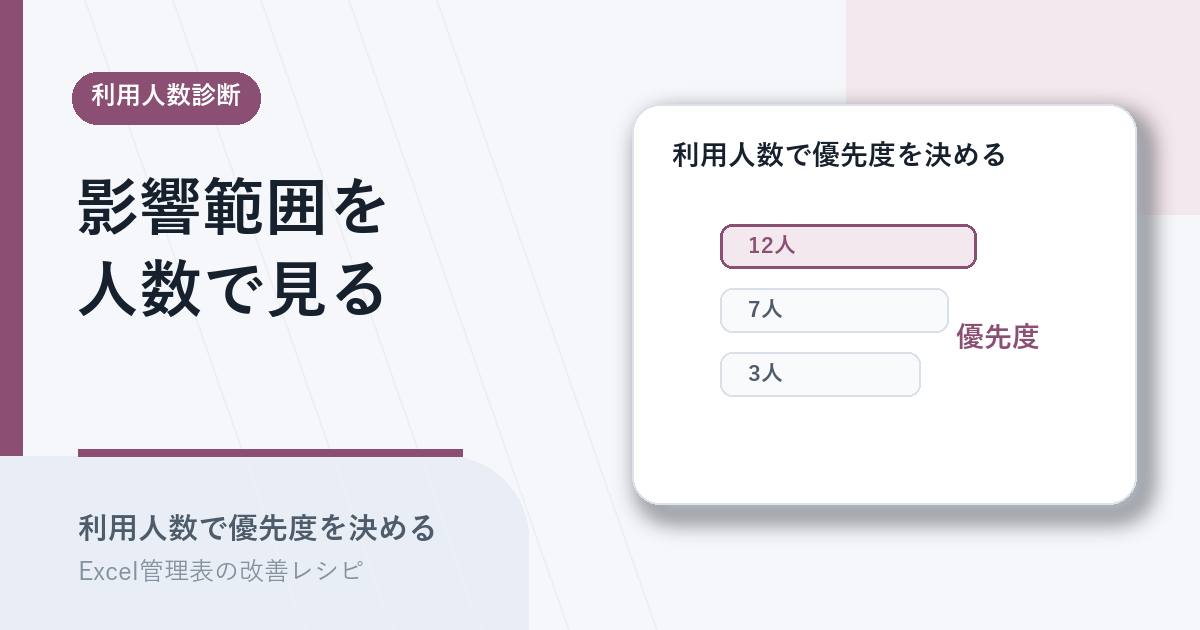 利用人数で影響範囲の大きい表を選ぶアイキャッチ